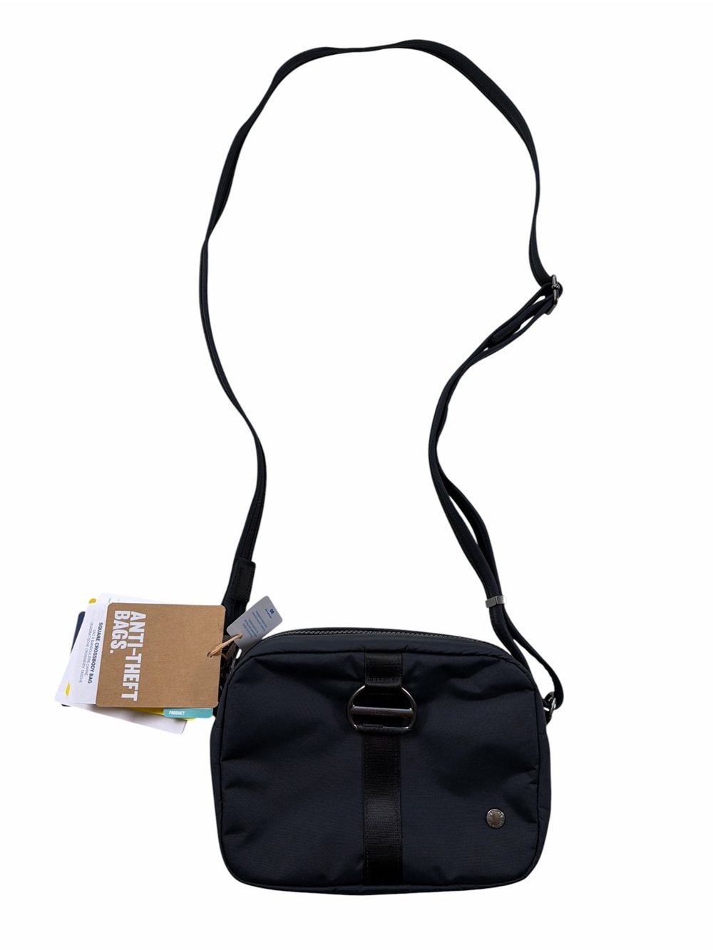 Pacsafe Anti-Theft Square Crossbody Bag Black